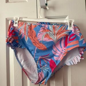 Plus Size Swimsuit Bottom Floral